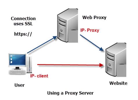 Using a proxy server with self.